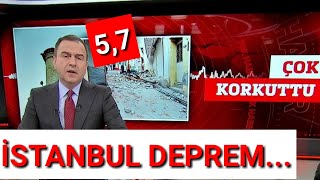 İstanbul Deprem Oldu Korkutan Şiddetli Deprem Son Daki̇ka Açıklaması