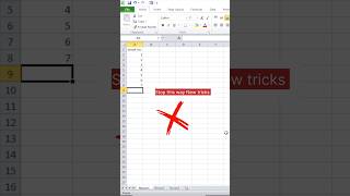 Ms Excel Shortcut Key Excel Me Serial Number Kaise Likhe