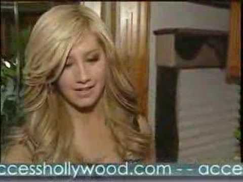 An "Access Hollywood" podcast of Ashley Tisdale behind the scenes of the "He  An "Access Hollywood" podcast of Ashley Tisdale behind the scenes of the "He