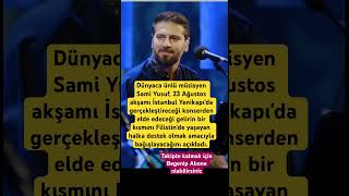Sami Yusuf Konser Gelirlerinin Bir Kısmını Filistine Destek