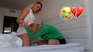 BREAK UP PRANK ON GIRLFRIEND *EMOTIONAL*
