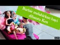 Barbie hamil melahirkan bayi bersama Ken / Barbie pregnant