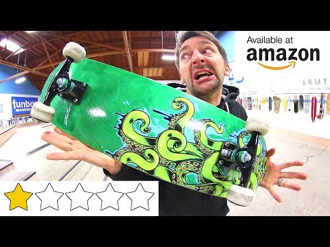 THE WORST REVIEWED AMAZON SKATEBOARD OF ALL TIME!