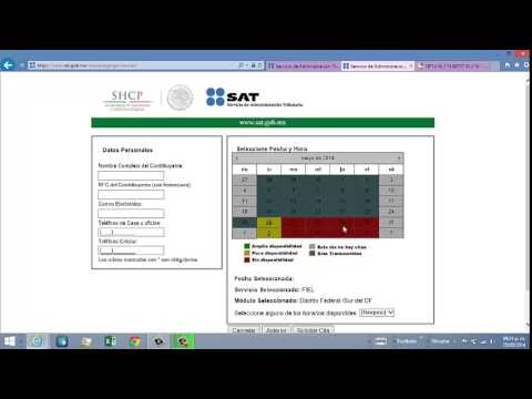 TUTORIAL COMO AGENDAR UNA CITA EN EL SAT POR INTERNET