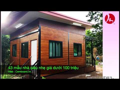 43+4 mẫu nhà cấp 4 đẹp giá dưới 100 triệu bằng vật liệu nhẹ dành cho người thu nhập thấp 2018