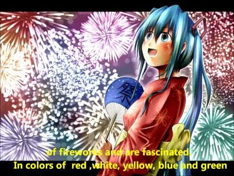 Pleasant fireworks display 【Vocaloid Megurine Luka】