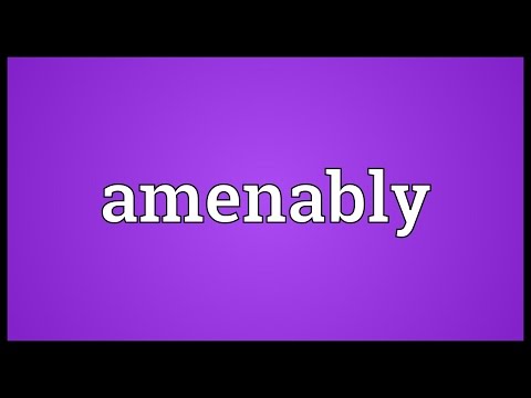Header of amenably