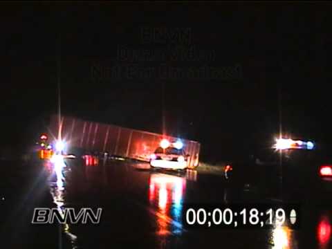 8/29/2001 Aftermath of a Semi Truck blown over in a storm