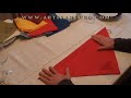 valentine napkin folding