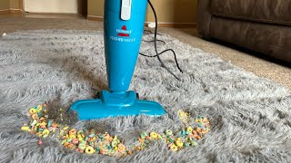 Bissell Featherweight Vac Vs Dirty Cereal Rug