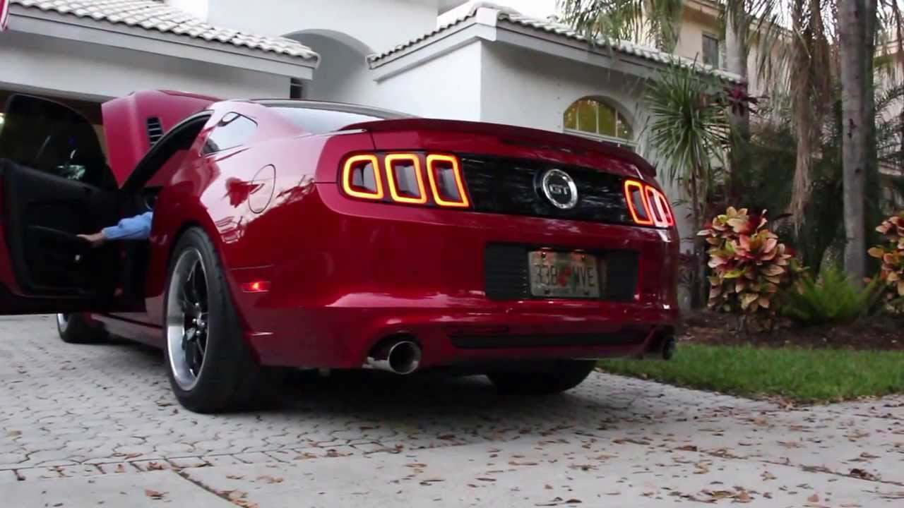 2013 mustang gt cobra jet intake / steeda - YouTube