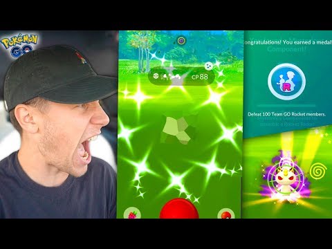 NEW UPDATE + CATCHING A NEW SHINY! Team GO Rocket Hunt Continues… (Pokémon GO)
