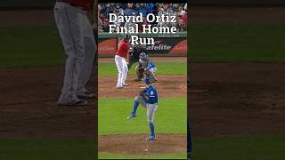 David Ortiz Final Home Run