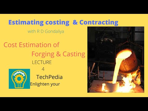Estimating Forging Cost| Estimating Costing Contracting | Mechanical Engg | Gujarati | 18 | With RG