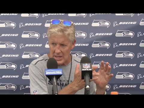 Seahawks Head Coach Pete Carroll Training Camp Day 4 Press Seahawks Head Coach Pete Carroll Training Camp Day 4 Press
