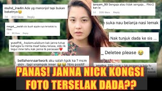 Kongsi Foto Terselak Dada, Janna Nick Tak Goyah Dikecam??