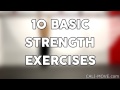 10 Basic Strength Exercises You Should Know
