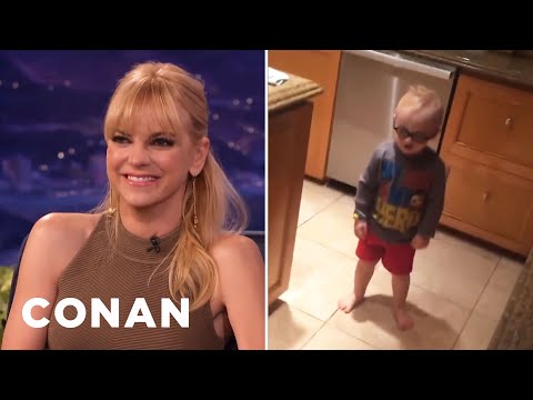 Anna Faris Is Giving Her Son Acting Lessons - CONAN on TBS