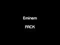 Eminem - FACK (Lyrics)