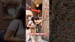 Jutaan Permen Karet Bekas Di Tembok Ini Berani Lihat?