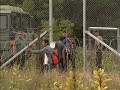 Raw: Migrants Cross From Serbia into Hungary