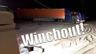 Another Tractor Trailer Gets Stuck In The Sand