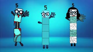 Numberblocks Band 1 Up To 10 But Normal Vs Phobia Vs Zombies 3 In 1