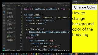 React: How To Change Background Color Dynamically On Click