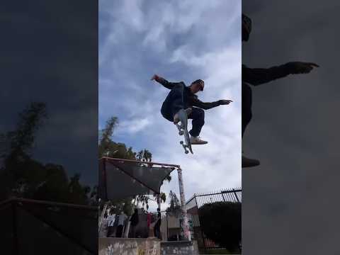 Gustavo Ribeiro Going In At Stoner Skate Plaza!