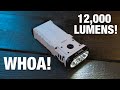 Wuben X-1 Falcon 12,000 Lumen Flashlight! Beam Test & Review! (Most powerful EDC flashlight?)