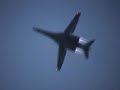 2 B-1's fly over our house with Afterburners lit.