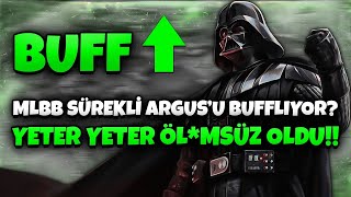 Son 3 Güncellemedi̇r Sürekli̇ Argus Buff Argusun Ölmsüz Olmasini İsti̇yor - Mobile Legends