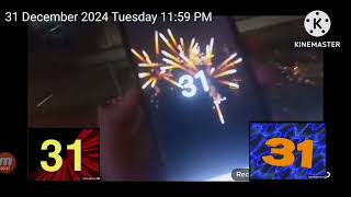New Year 60 Seconds Countdown To 2025 Vs Countdown To 2001 Discover Card Vs 1996-1998 Itt Countdown