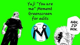 Yuji Vs Sukuna You Are Me Greenscreen For Manga Edits