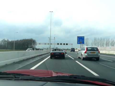 I was following Hans in his fabulous GT4 on the Dutch highway