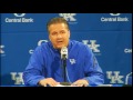 Kentucky Wildcats TV: Coach Cal Postgame Press Conference