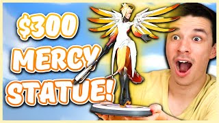 I Bought The Rarest Overwatch Statue Mercy Statue Unboxing