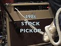 Gibson 498T versus Burstbucker Pro humbucker pickup shootout with SG Guitar