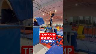 Gymnastic Team Camp Day 2 Vlog - U.s.a. Day