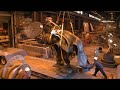 Edinboro PA video: Moving the Edinboro University Fighting Scot Statue