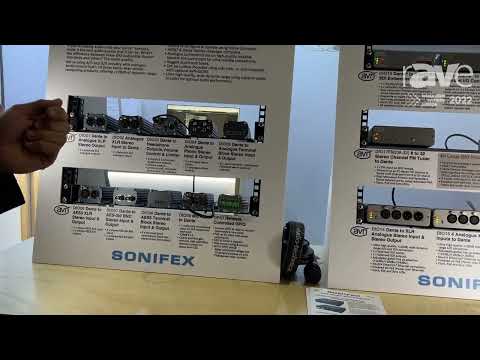 ISE 2022: Sonifex Overviews Range of Dante AVN-DIO and Multichannel Audio Interfaces