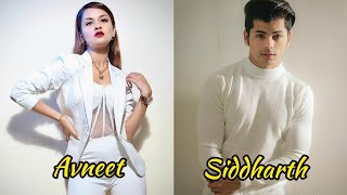Avneet Kaur And Siddharth Nigam In Same Colour Dress