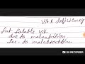 Vitamin k deficiency lecture