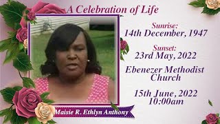 Thanksgiving Service for the life of Maisie 'daisy' Ruth Ethlyn Anthony