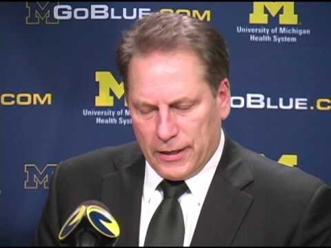  Izzo Press Conference on Tom Izzo Scolds Reporter At Press Conference