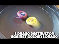 l drago destructor against golden l drago metal beyblade fight