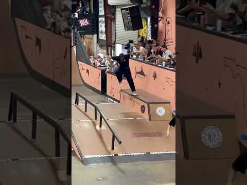 360 FLIP NOSESLIDE BACKSIDE 270 OUT CHRIS PIERRE TAMPA PRO 2023 BEST TRICK #SHORTS