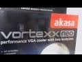 Nvidia 9800GT with Akasa Vortexx NEO VGA Cooler fitted