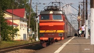 ЧС2т-991 с пoeздoм Мурманск — Анапа