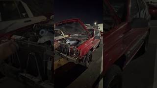 Disaster Has Struck David Tracys Parking Lot Holy Grail Jeep Project